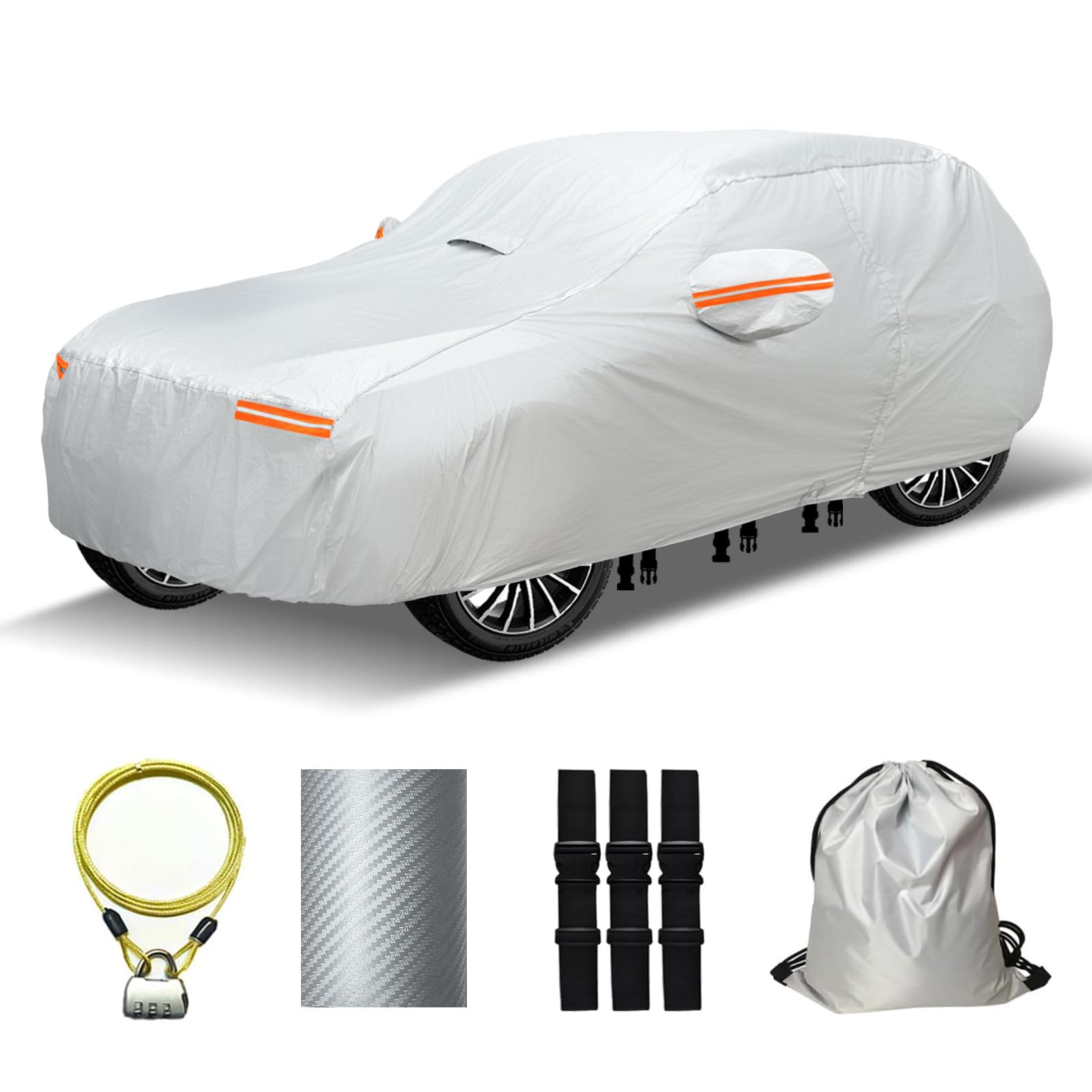 OWEEIO 30 Layers SUV Car Cover