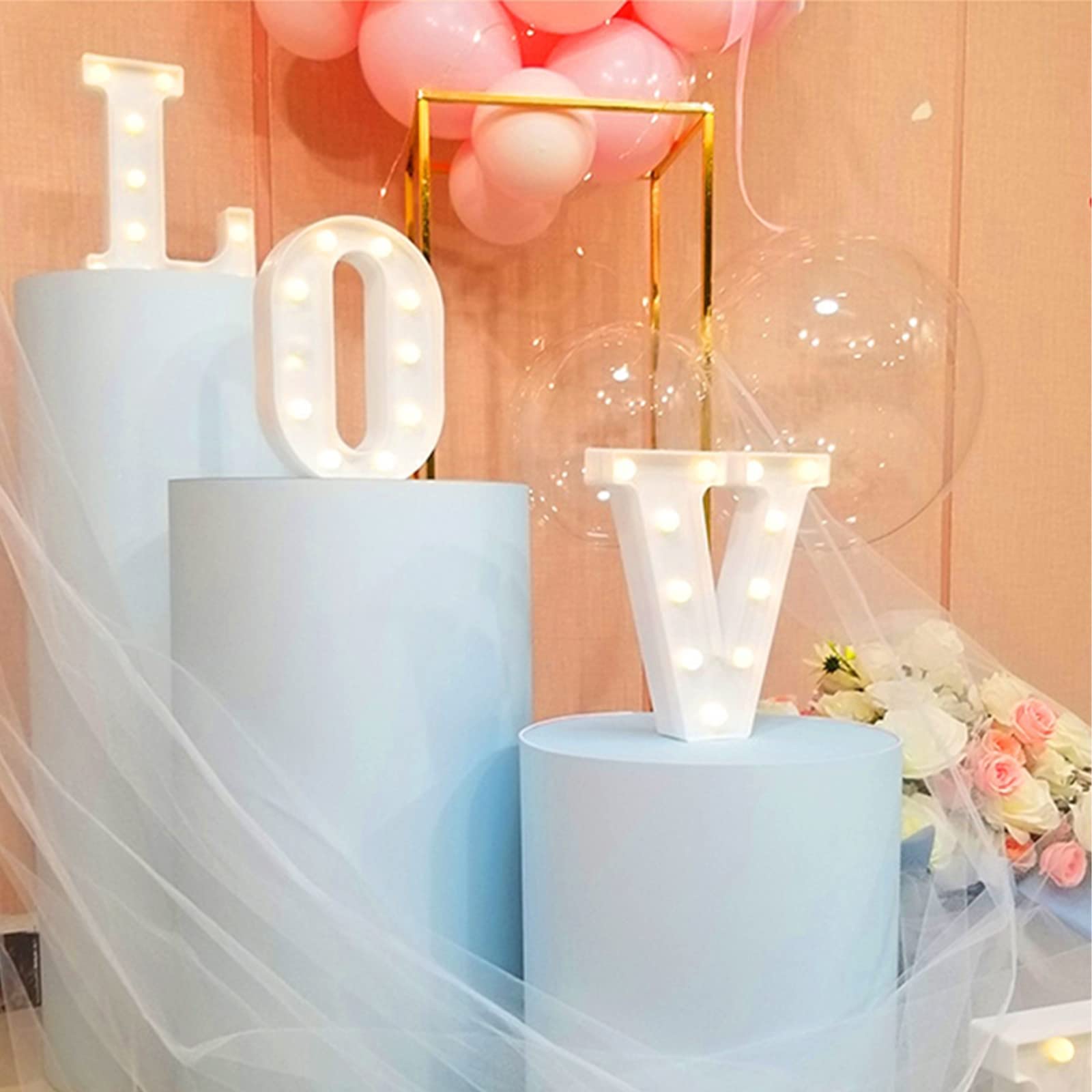 Set di 3 supporti cilindrici in metallo, eleganti espositori per matrimoni, feste ed eventi, perfetti per esporre composizioni floreali e centrotavola