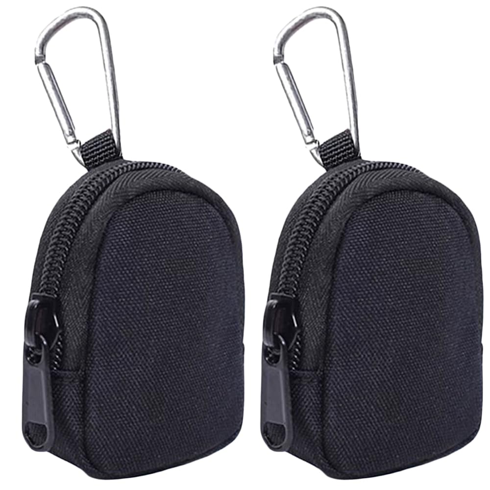 Taktische Münzgeldbörse – Militär-Tasche als Mini-Werkzeug-Organizer für Münzen, Autoschlüssel, Taille, Kopfhörer, Rucksack, Zubehörtasche, 2 Stück, Armeegrün, 2 Stück