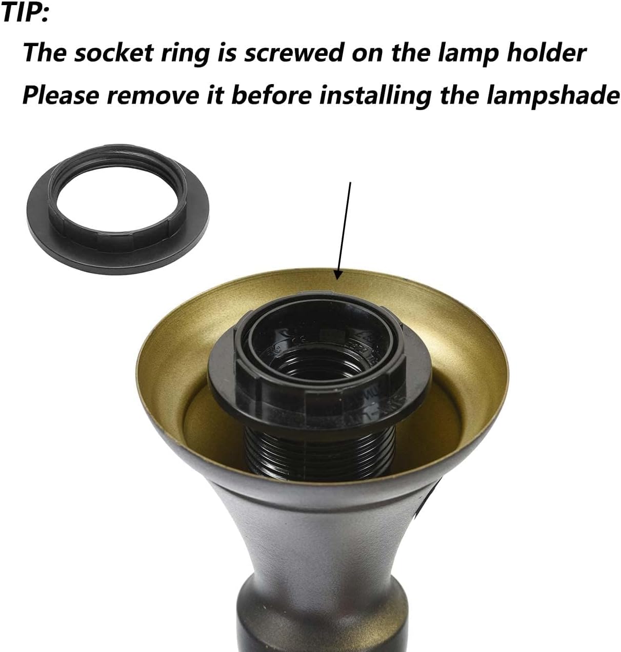 Bieye Lámpara de pie estilo Tiffany con tres luces y luces de lectura ajustables para sala de estar, 178 cm de alto. (Marrón, Barroco) Marrón Barroco