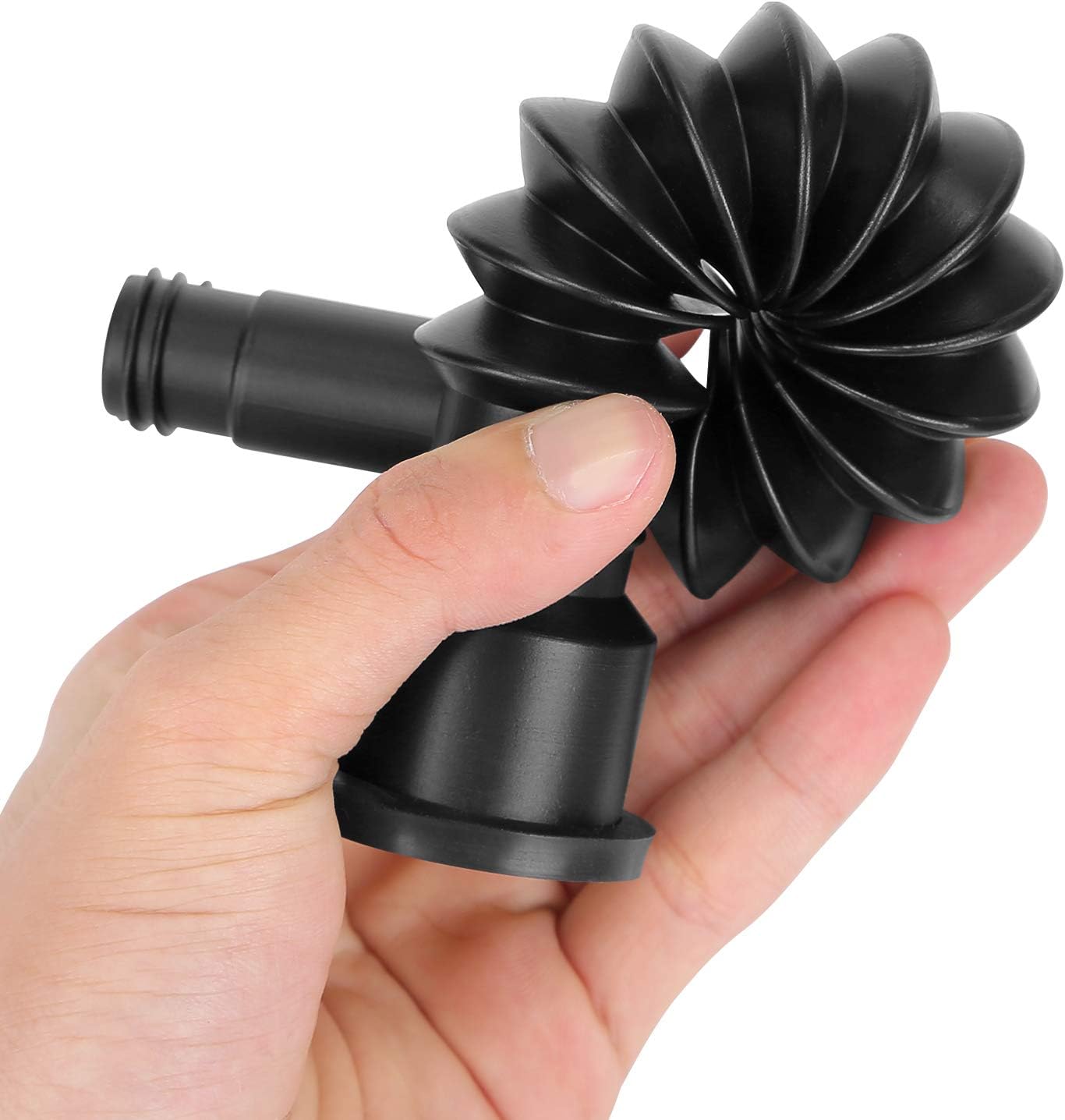 Gas Can Spout Kit, Super Long Very Flexible Universal Spout with Tons of Accessories. (3 Long)