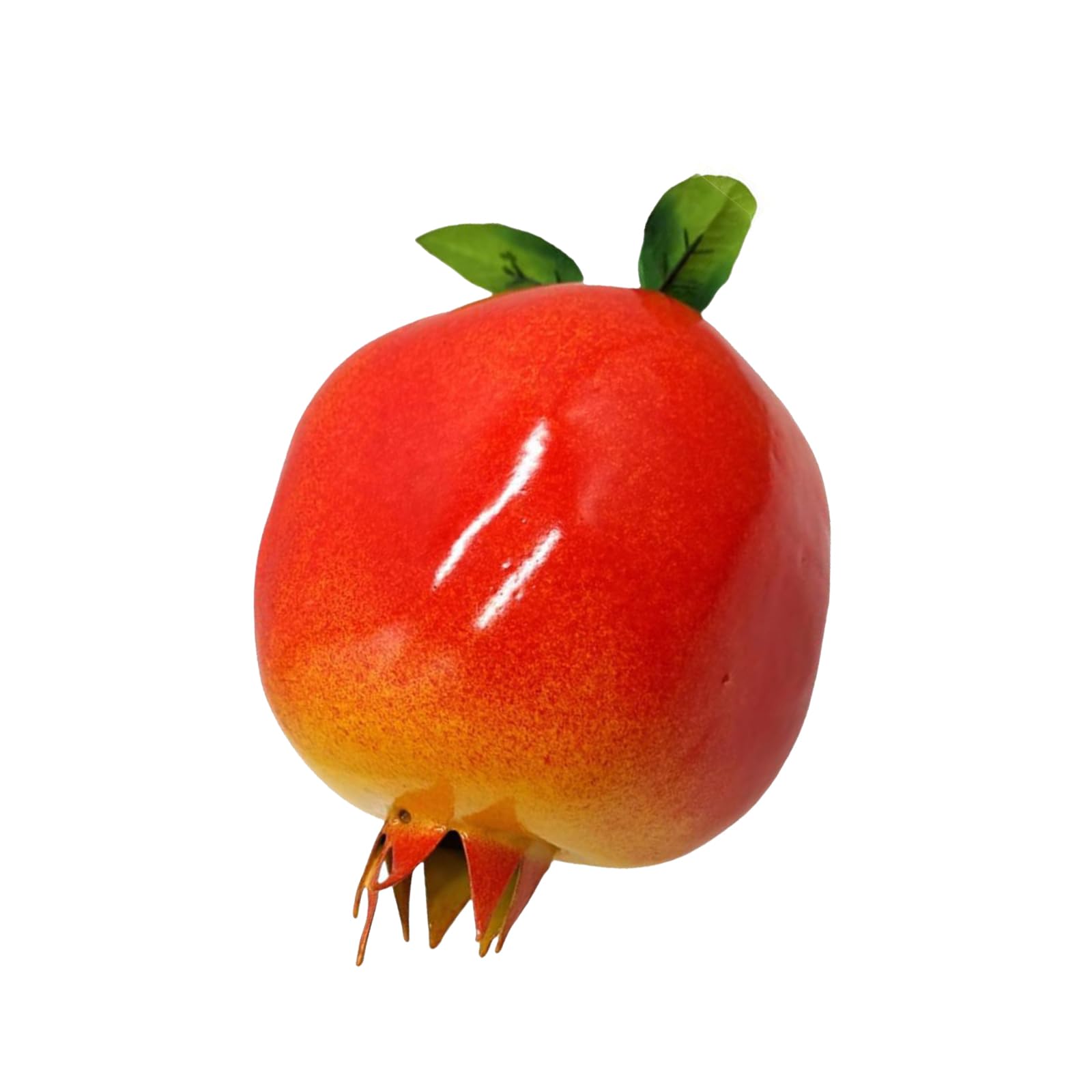 Elnwnnkc Artificial Pomegranate Fruit Decors Pomegranate Replicas with Realistic Look for Desk and Reception Area Simulation Fruit