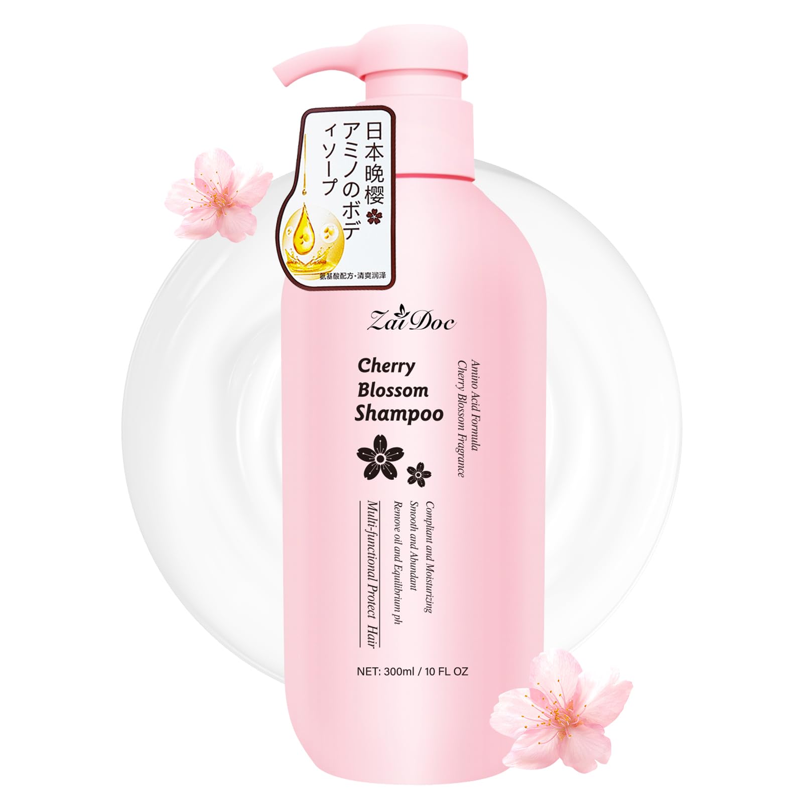 Amazon.com : Zaidoc Cherry Blossom Shampoo, Hydrating Daily