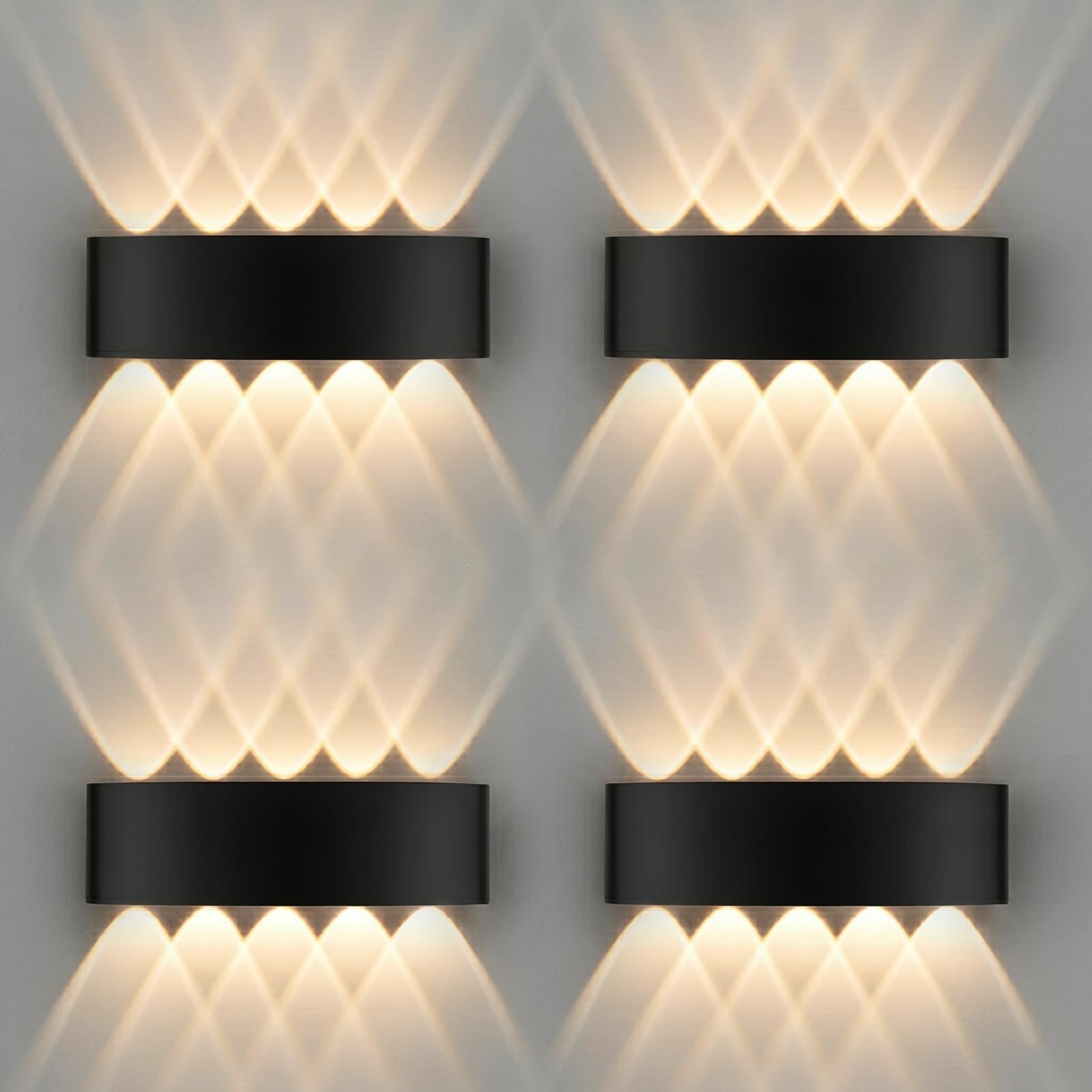 GOOSKI Moderne LED Wandleuchte Außen & Innen