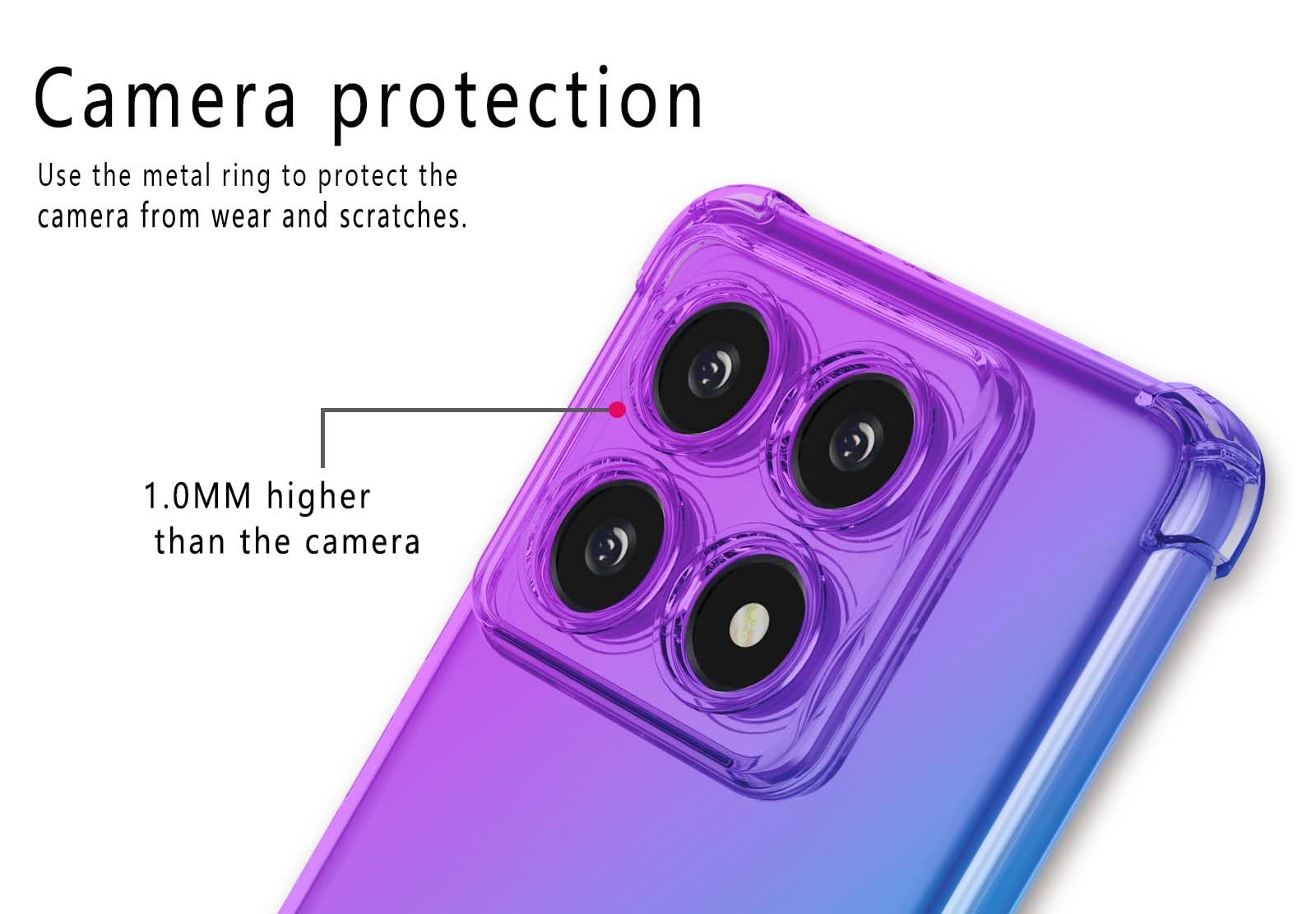 Migliore Custodia Motorola Moto G35: Protezione 360° Bumper Viola