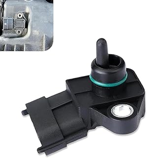 Manifold Absolute Sensor, Plug and Play High Precision Fuel Tank Pressure Sender Unit, Replace Part OEM# 39300-2B000 39300-2B100 39300-03000 9470930501, Compatible with Hyundai (Black)