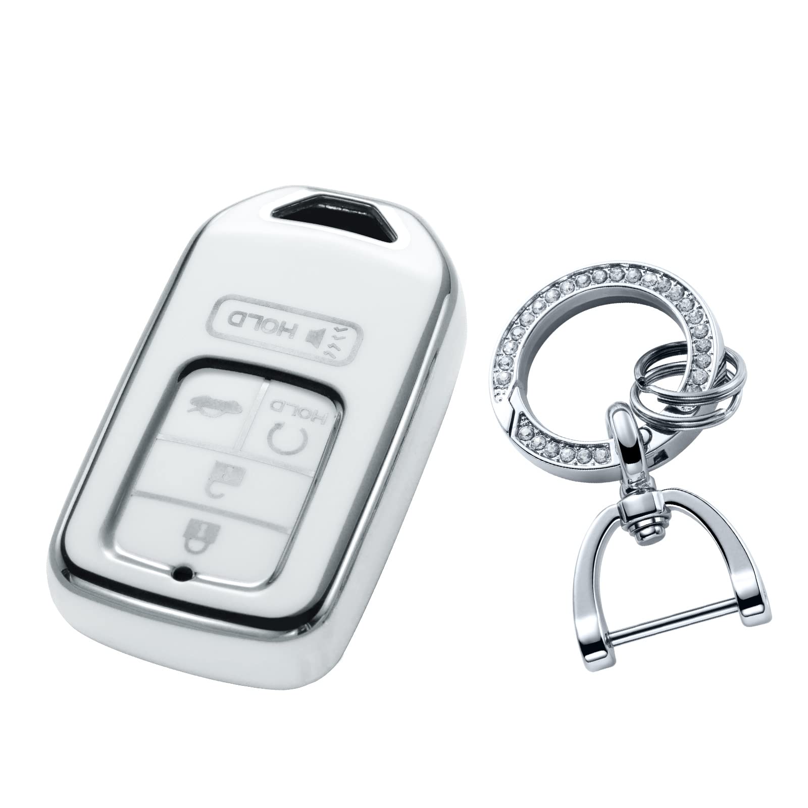 YO&YOYE TPU Key Fob Cover with Key Ring