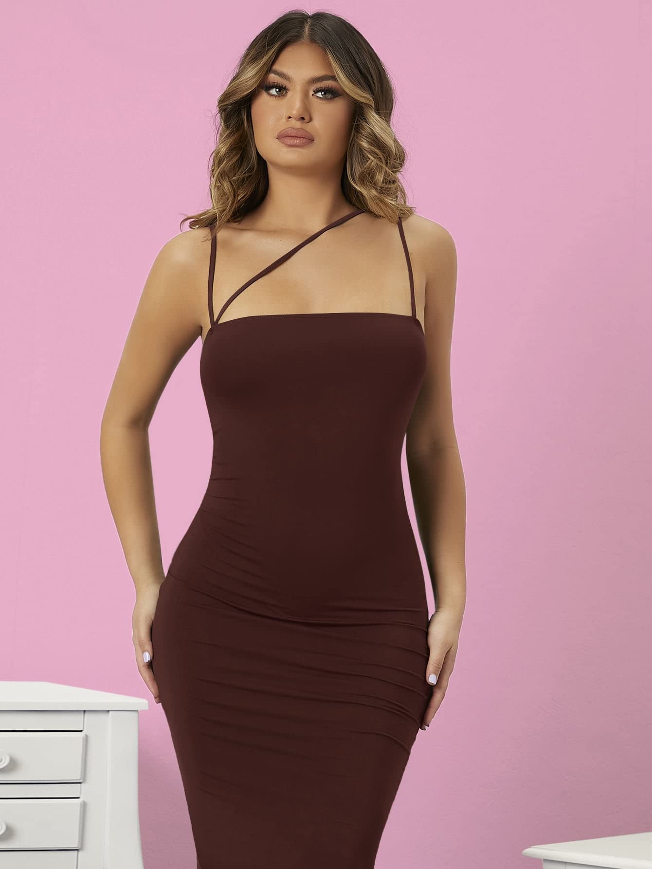 lace bodycon dress red Sexy Strappy Bodycon Mini Dress main image 0