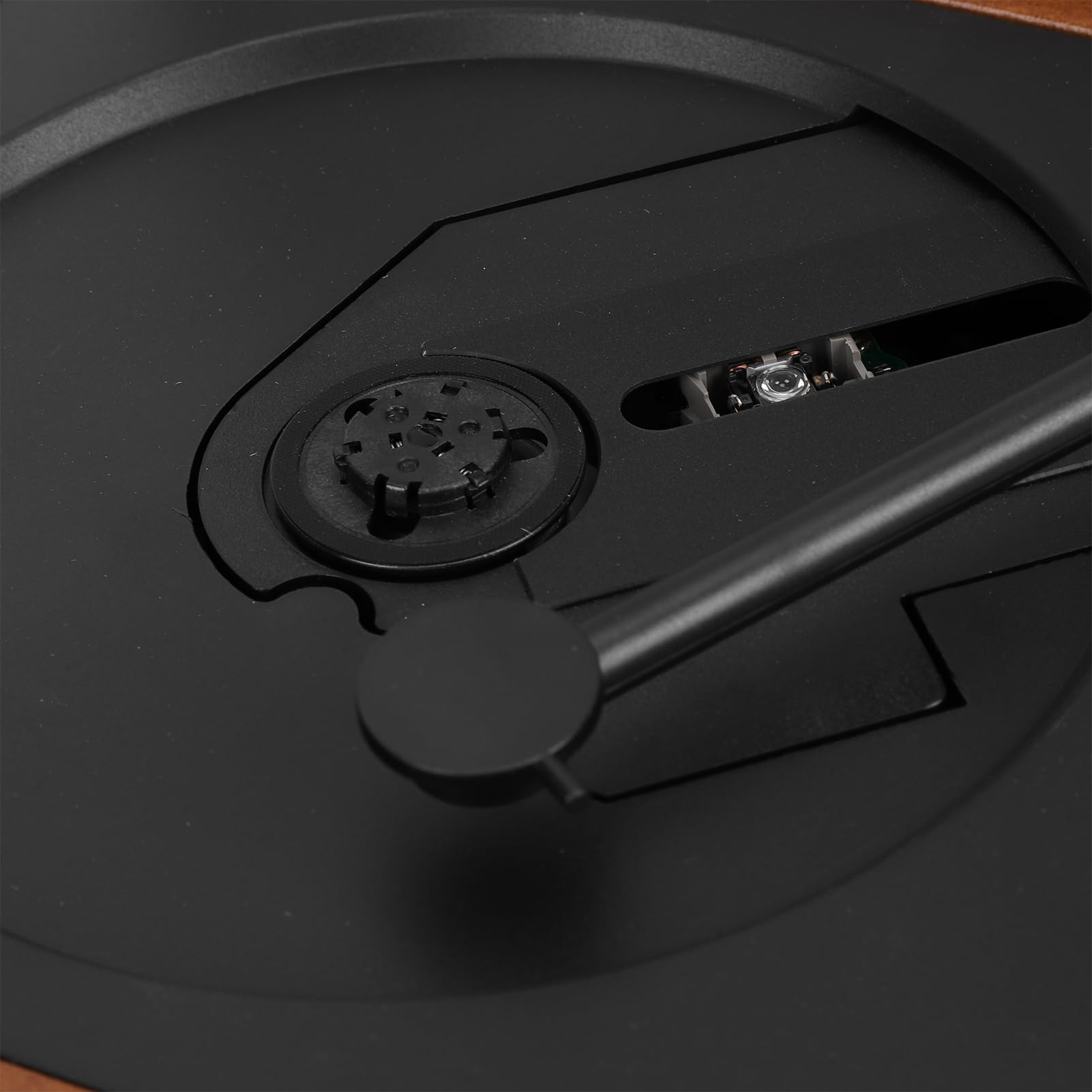 Diyeeni Lettore CD Portatile retrò, con Trasmettitore Bluetooth Riproduzione USB Ingresso AUX Telecomando, per L'ascolto di Musica