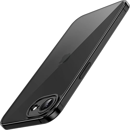 Miniatura 13 de JETech Funda delgada para iPhone 16e de 6.1 pulgadas 2025 con protección completa para lente de cámara, ultrafina, ligera, acabado mate, funda Negro