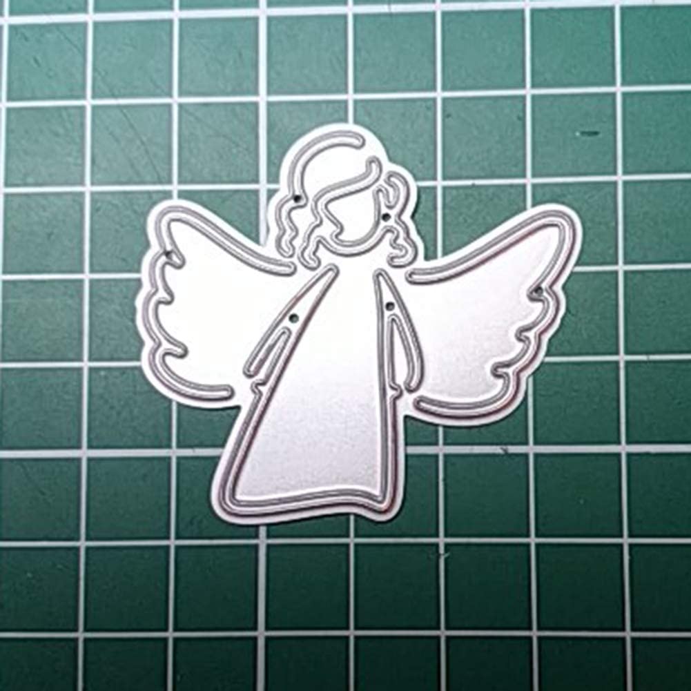 Fustelle in metallo con angelo, per scrapbooking, scrapbooking