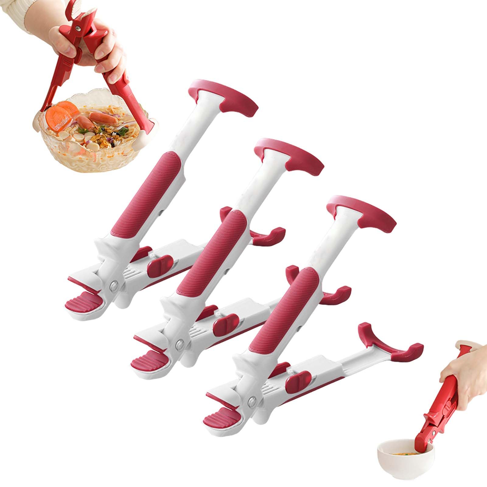 Pinza Anti Scottatura Silicone Multi-Uso Ciotola Piatto Pentola Calda