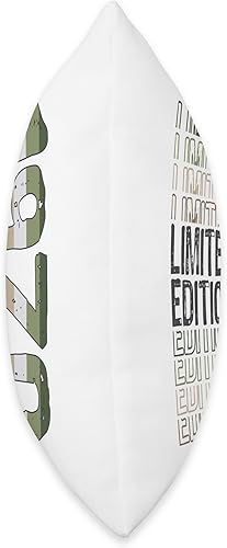 Miniatura 2 de Limited Edition Vintage 1970 Retro Birthday Throw Pillow