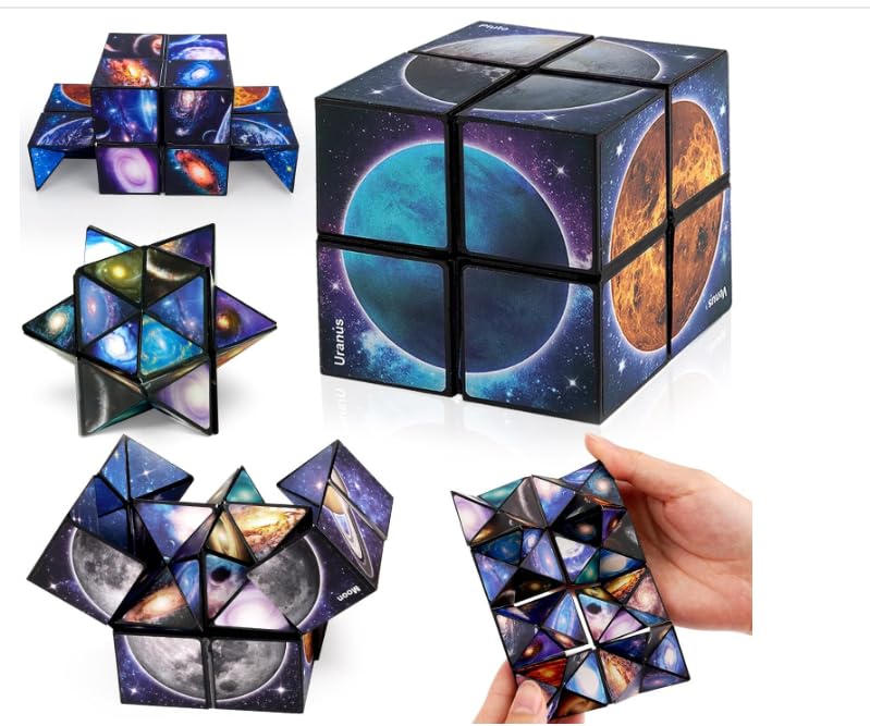 HhBdy 2 in 1 Star Sky Infinity Cube Set,Fidget...