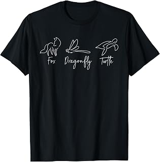 Fox Dragonfly Turtle Trump Meme Minimalist T-Shirt