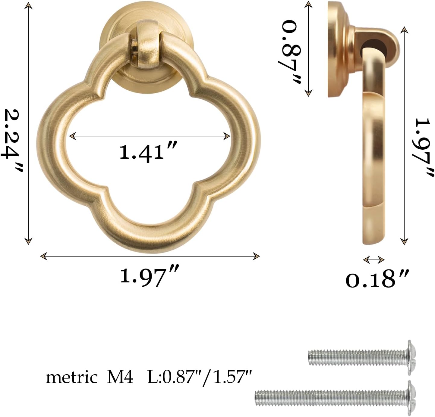 Cupboard Knobs Cabinet Knobs Drawer knobs, Zinc Alloy Gold Knobs for Dresser, Cupboard Knobs for Kitchen, Bathroom (Style C-16)