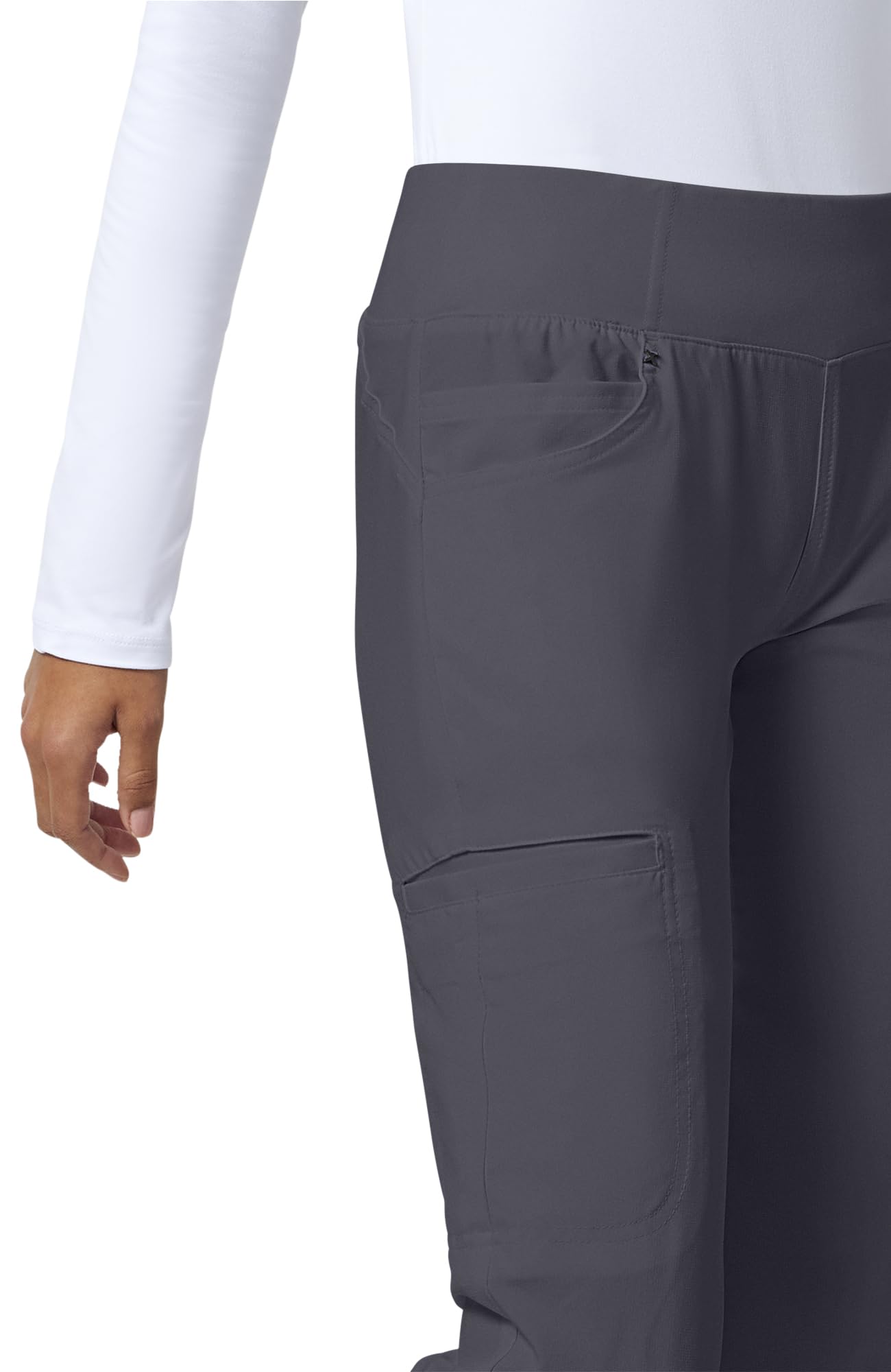 Cherokee Damen Medizinische Schlupfhose Iflex Mid Rise Straight Leg Schlupfhose