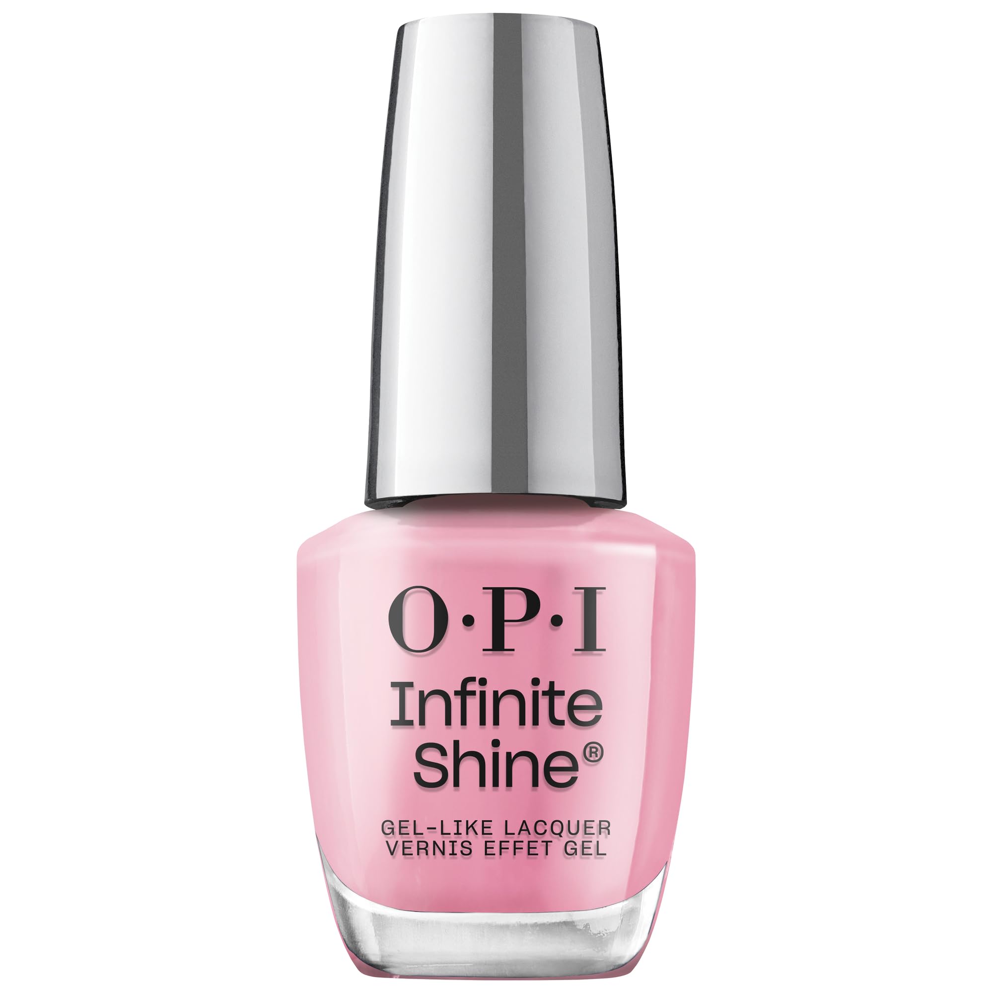 OPI Infinite Shine Pinktöne – vorgehärtete Gel-Technologie ohne UV-Lampe – bis zu 11 Tage Halt – langanhaltender, veganer Nagellack – 15ml