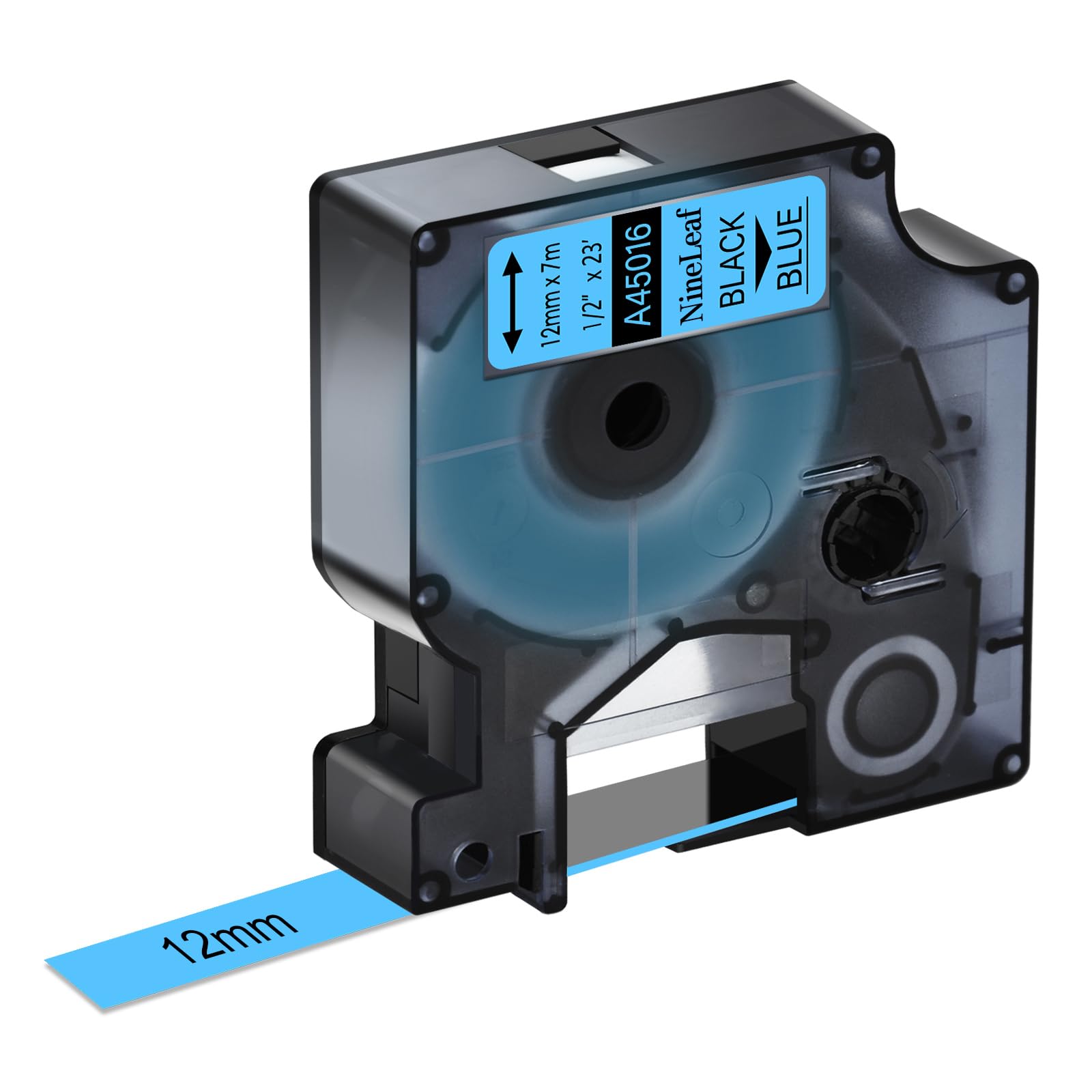 NineLeaf 40x Ruban Bleu 45016 pour Étiqueteuse Compatible avec Dymo D1