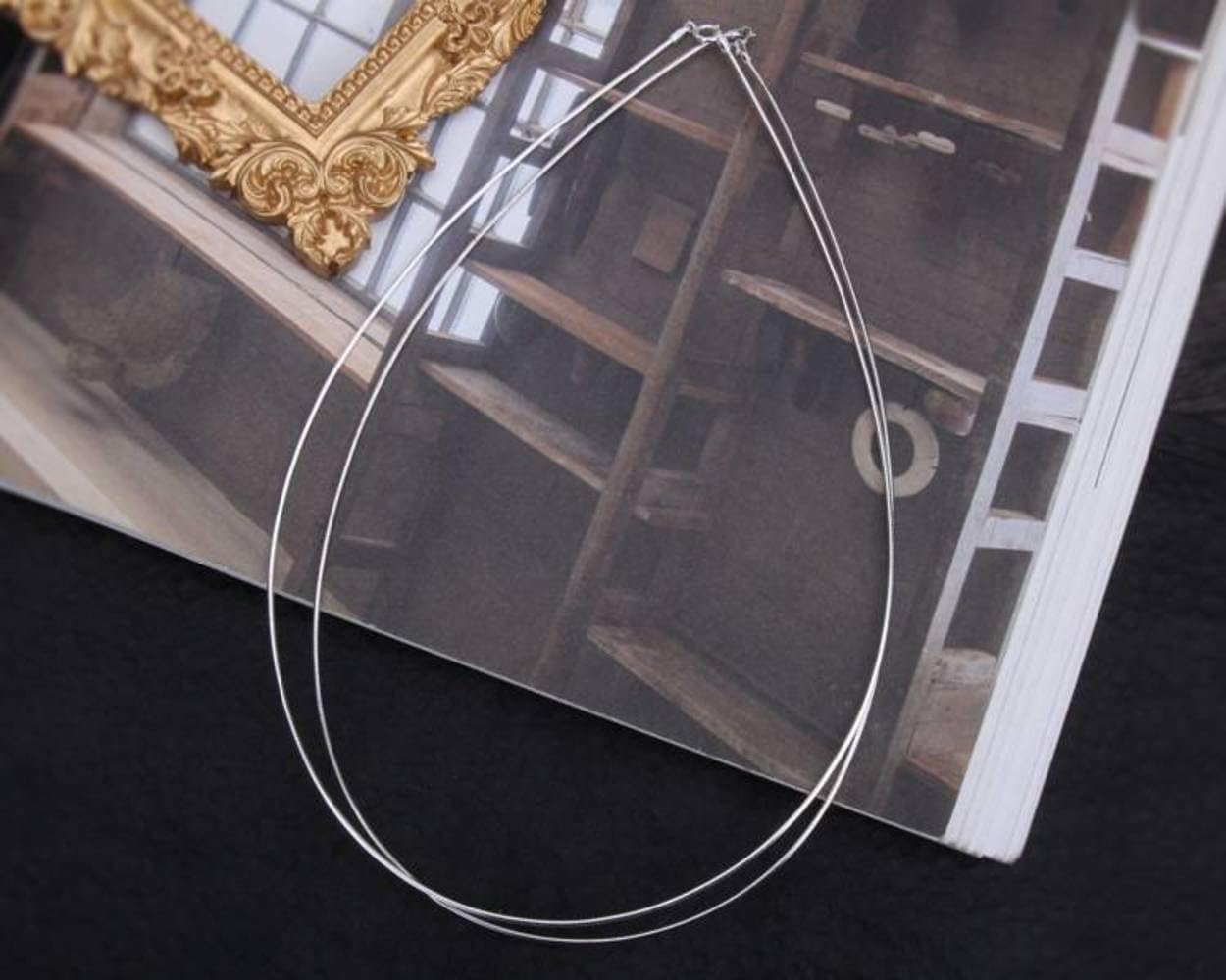 Pendant Silver Machine Woven Collar Personalised Matching Chain 16 inch 18 Vegan Plating Bare Accessories Female Collarbone
