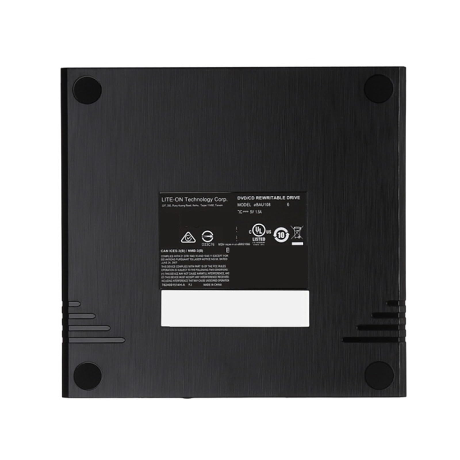 8X USB2.0 Unidad Óptica Externa Grabadora De DVD Unidad Óptica Móvil Negro