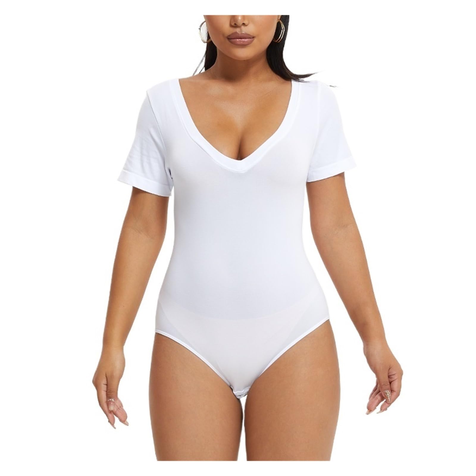 Body Modellante da Donna, Modellante per Glutei, Senza Spalline, Senza Cuciture, a metà Coscia, Taglie Forti, per l'allenamento (Style15 XXLarge)