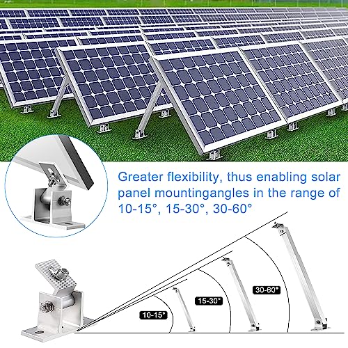 6 pezzi Kit di Fissaggio per Modulo Solare, Staffa...
