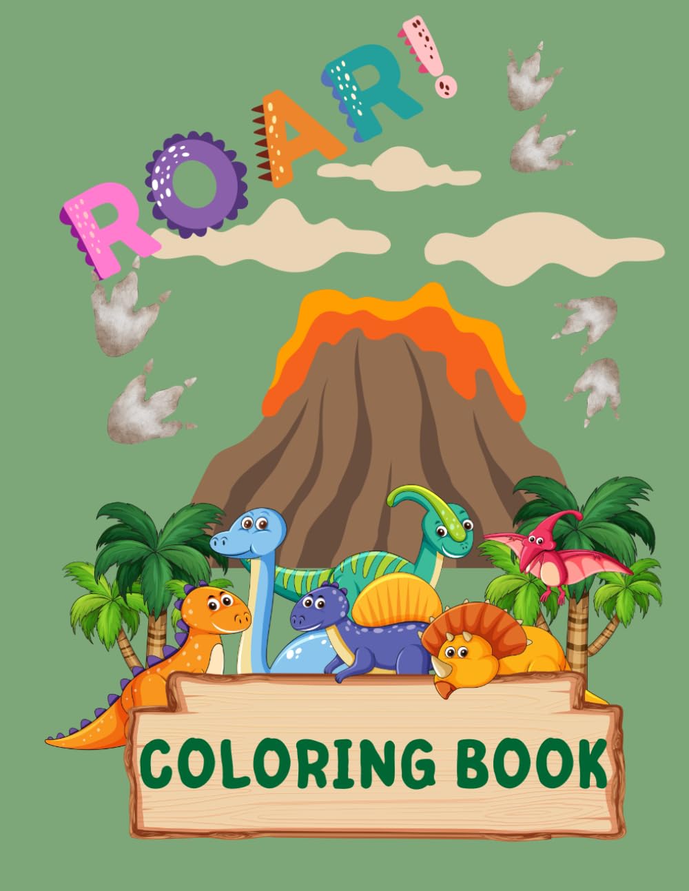 Dinosaur coloring book: The perfect book for little dinosaur-loving explorers!