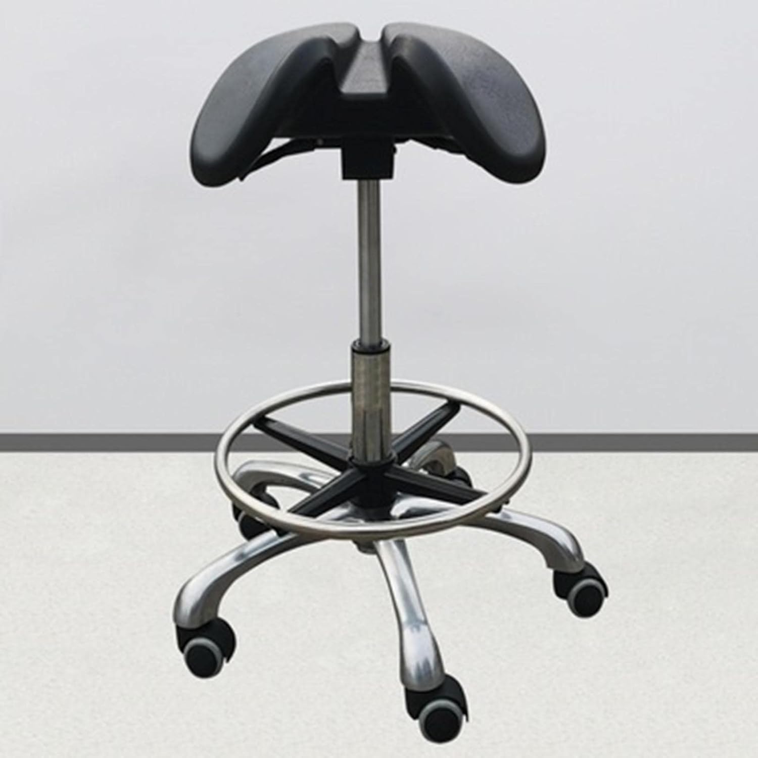 Ergonomic Saddle Stool Adjustable Height Adjustable Tilting