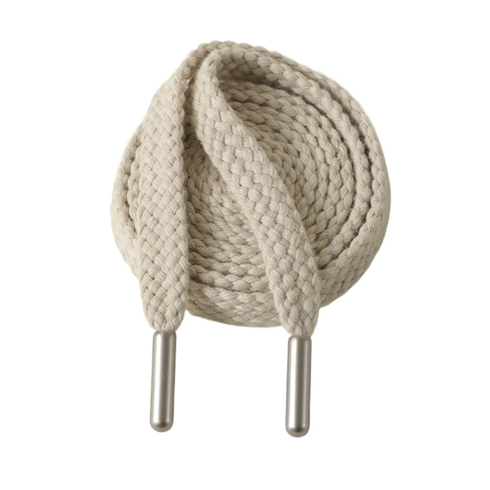 CordóN de Cintura Pantalones de chándal cordón Plano Trenzado, 150cm, 12mm, Sudadera con Capucha, reemplazo Cuerda, Suministros Costura Prendas DIY(Beige)