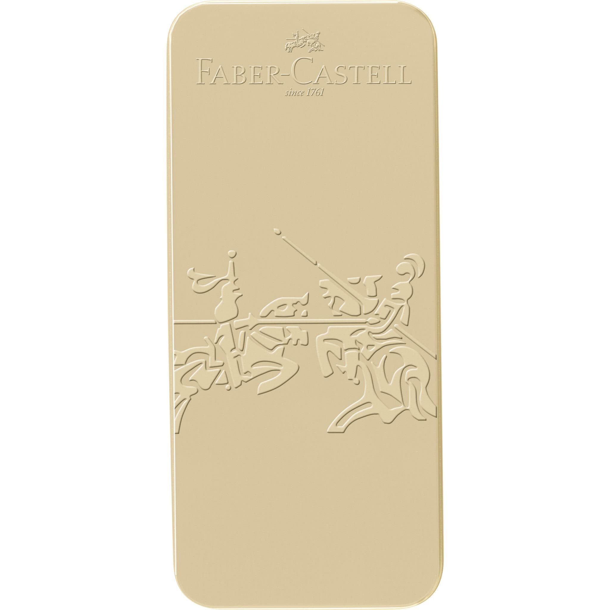 Faber-Castell 201625 Grip Edition Coffret cadeau avec stylo à bille et stylo à bille avec grande mine XB Doré