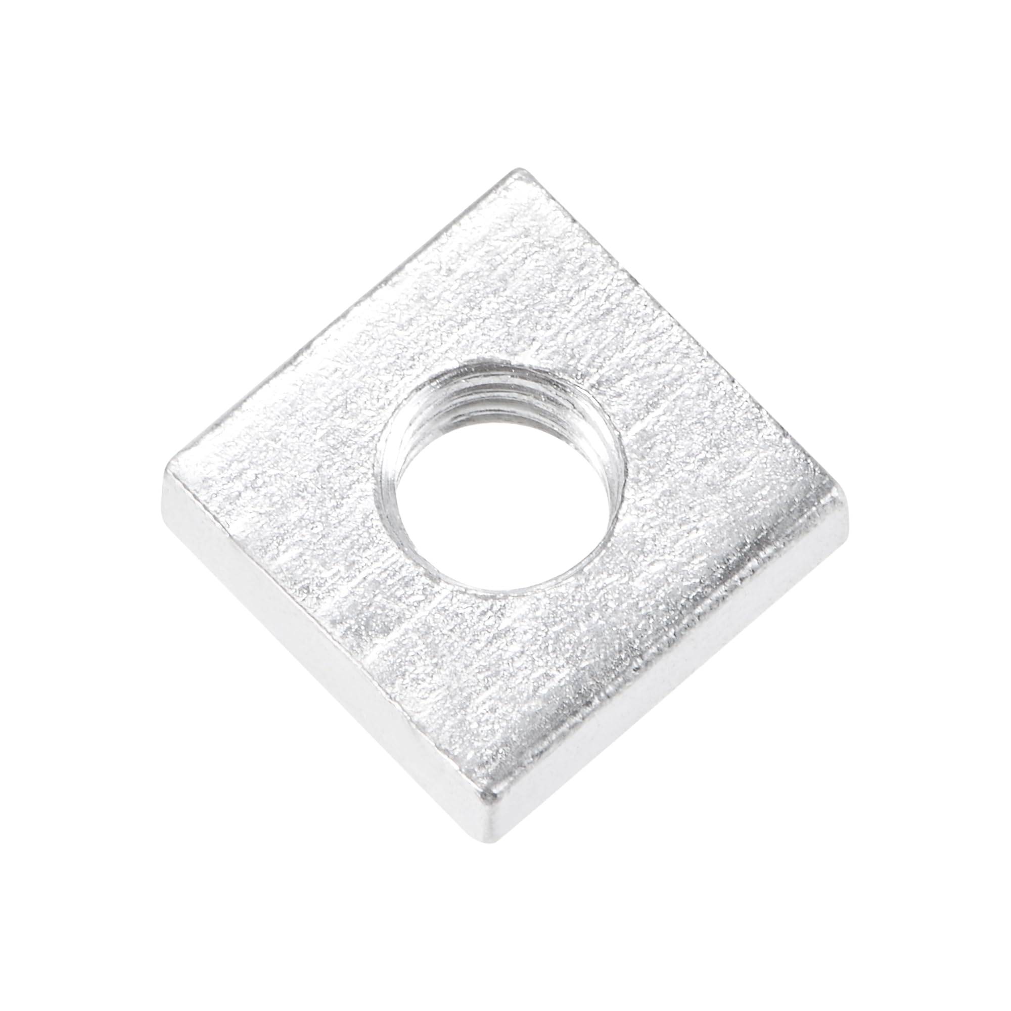 QUARKZMAN Dadi Quadrati, M6x12mmx4mm Zincati Metrici a Filettatura Grossa Assortimento, 25 Pz