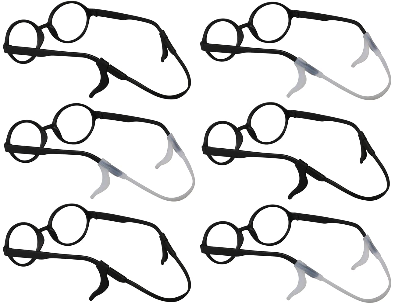 Silicone Kids Glasses Strap/Retainer for Boys Girls Elastic Sport Band Adjustable Ear Grip for Eyeglass Sunglass