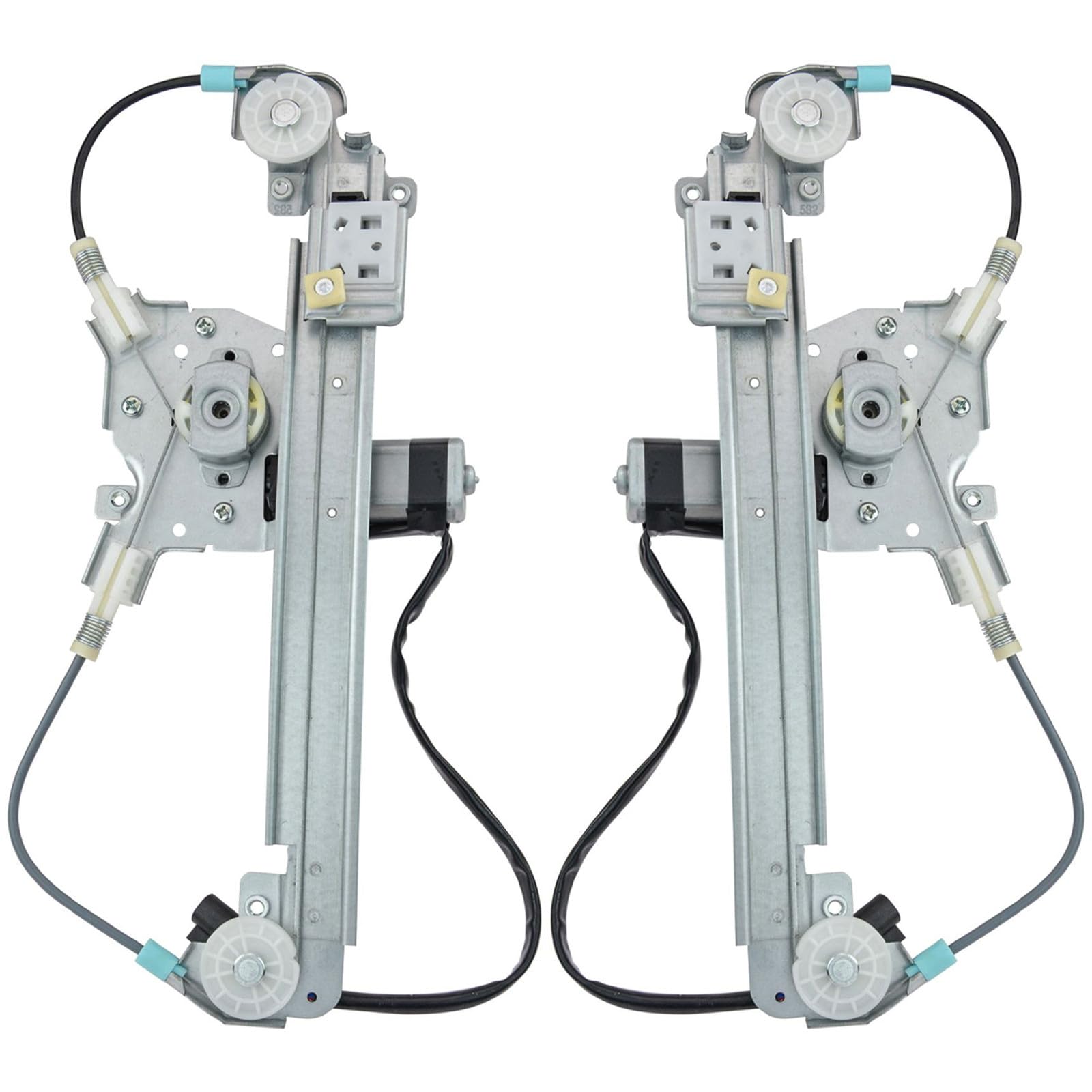 TRQ Rear Window Regulator Set