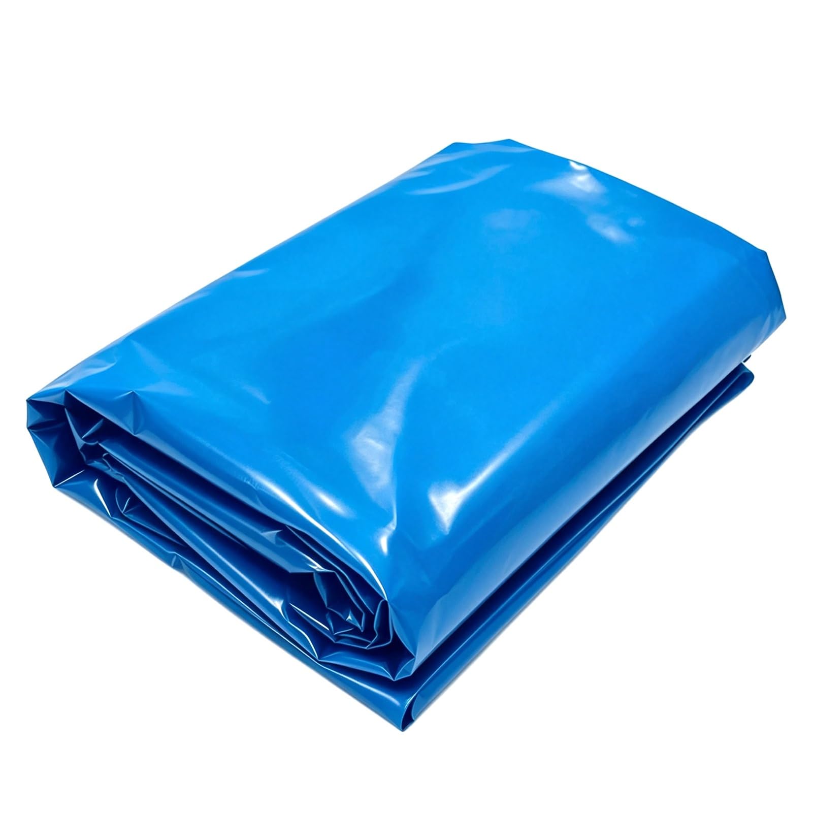 Niebieska membrana do stawu rybnego Wstępnie uformowane wykładziny HDPE - 2x10 4x12 7x8 10x15m Wytrzymałe elastyczne osłony stawowe do ogrodów wodnych, wodospadów i akwakultury(5x6m)