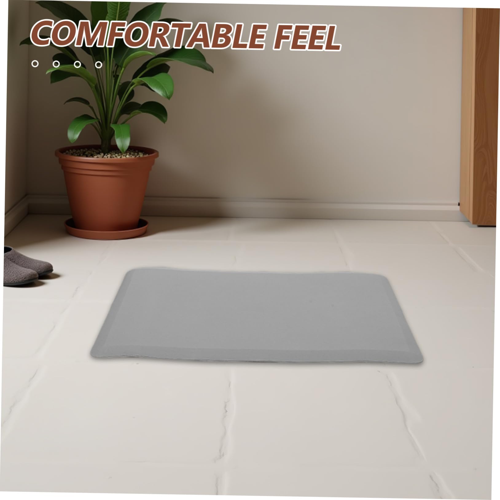 Tapis Cuisine Ergonomique Antifatigue 1 Pièce en PVC
