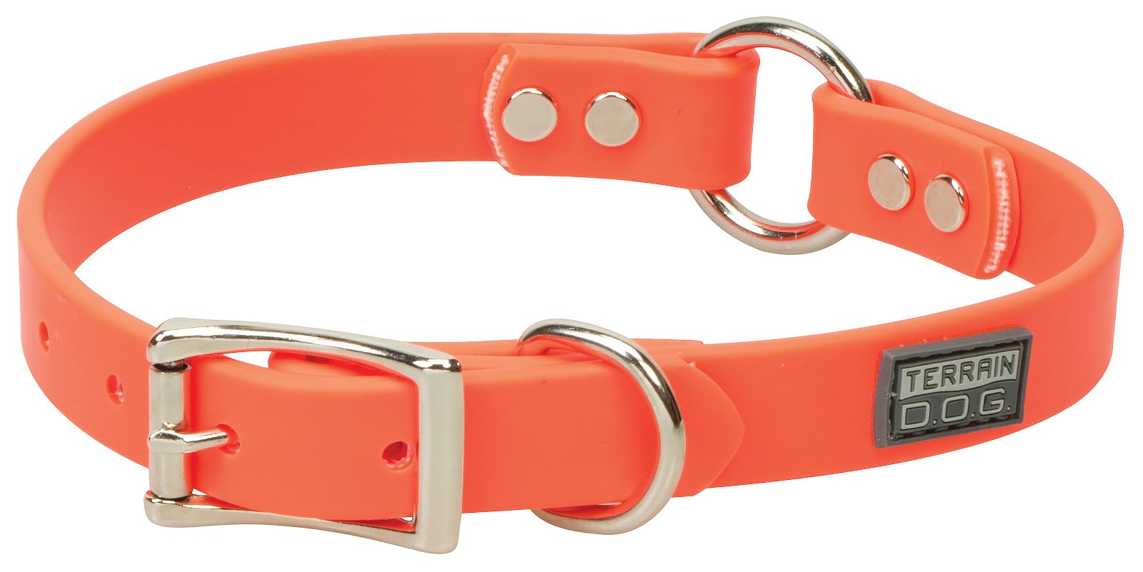 Collier pour chien de chasse orange Terrain D.O.G. idéal pour les sorties en forêt