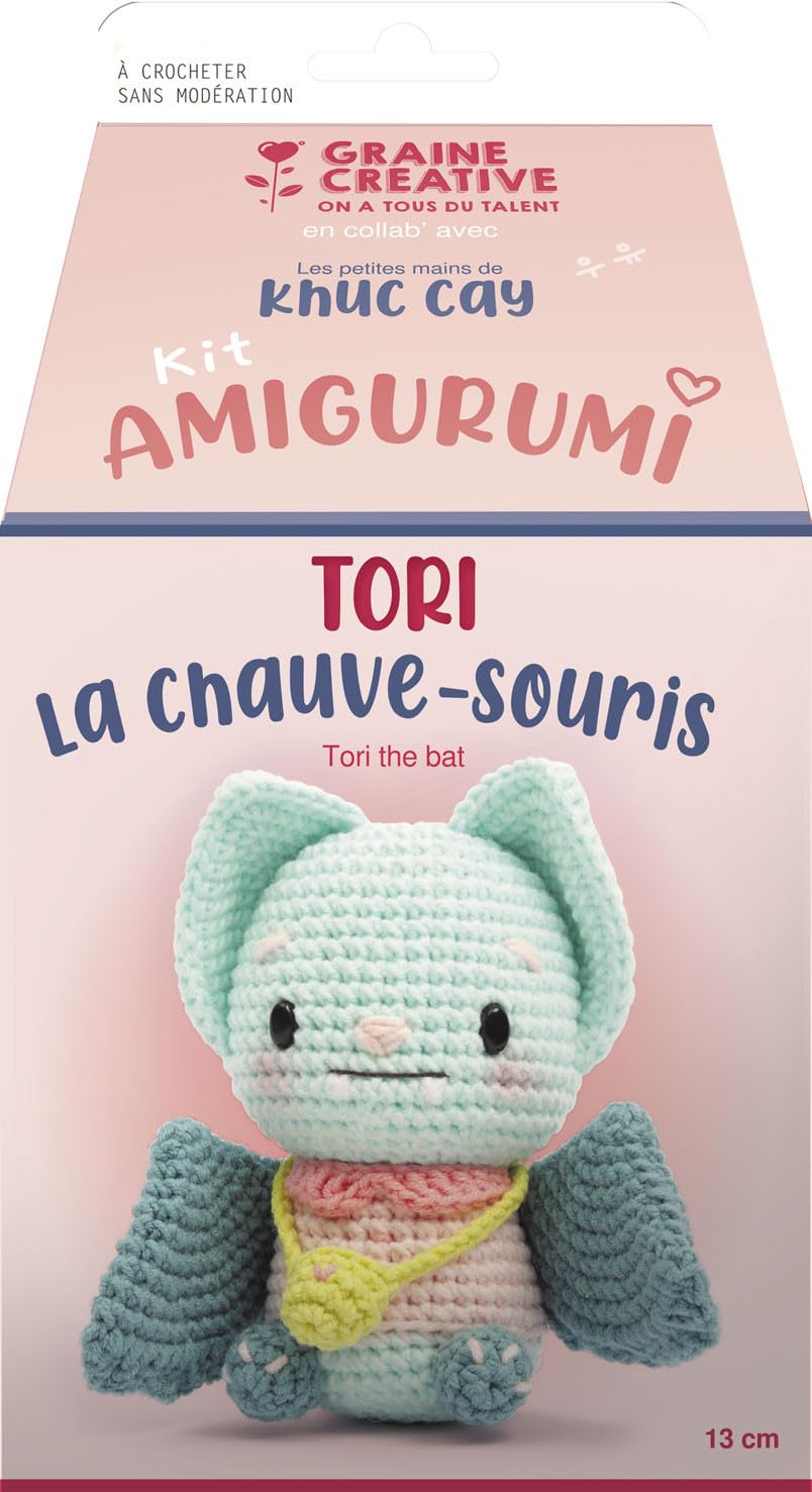 Zestaw Amigurumi nietoperz