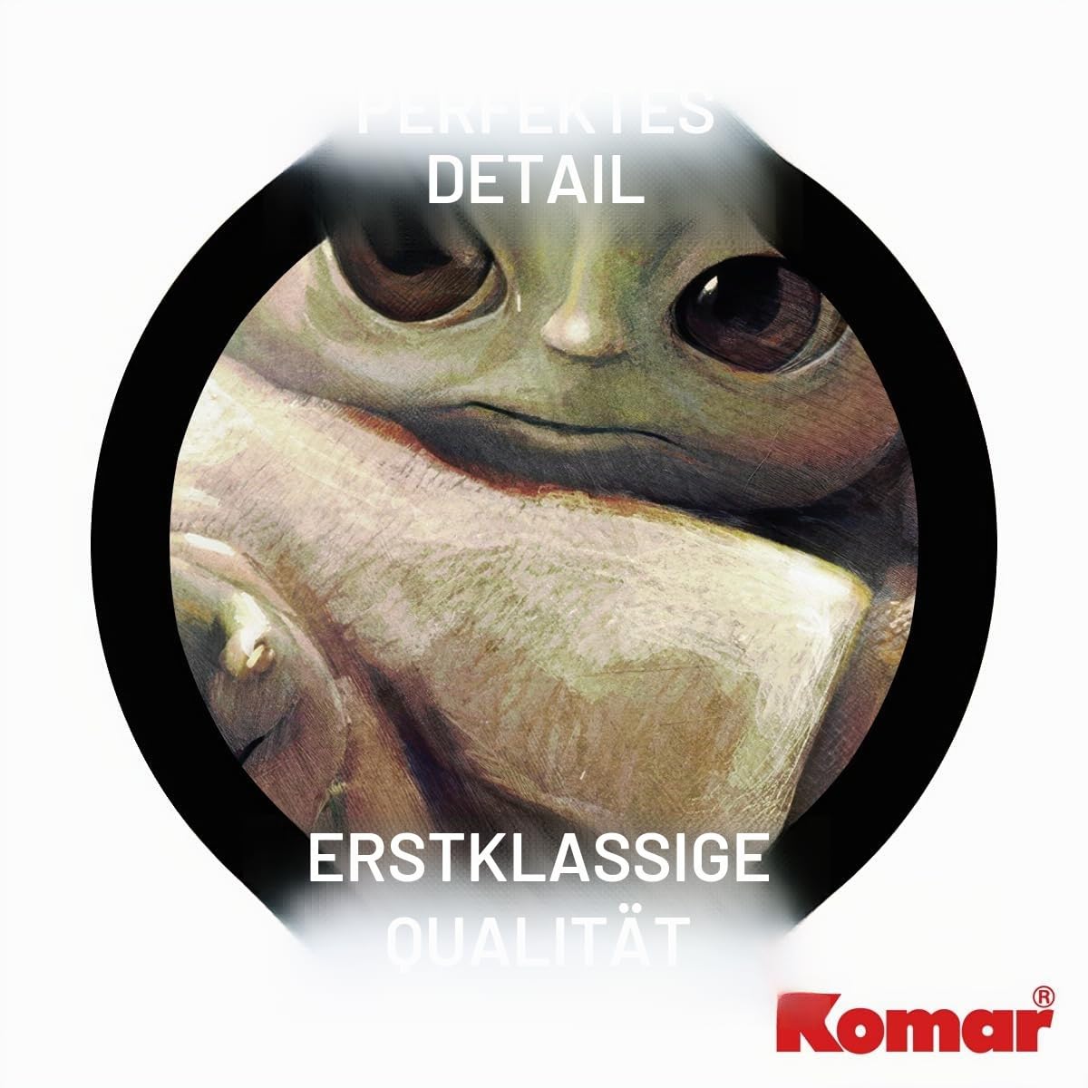 Komar Vlies Fototapete Star Wars The Mandalorian Grogu Landscape | 200 x 250 cm, Kinderzimmer, Kindertapete