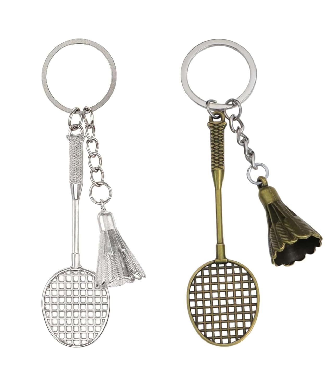 2PCS Mini Badminton Keychain,Badminton Accessories for Men, Key Chain for Bike and Car, Unique Keychain for Bags and Keys, Durable Sports Accessories for Gift 2PCS Mini Badminton Keychain,Badminton Accessories for Men, Key Chain for Bike and Car, Unique Keychain for Bags and Keys, Durable Sports Accessories for Gift
