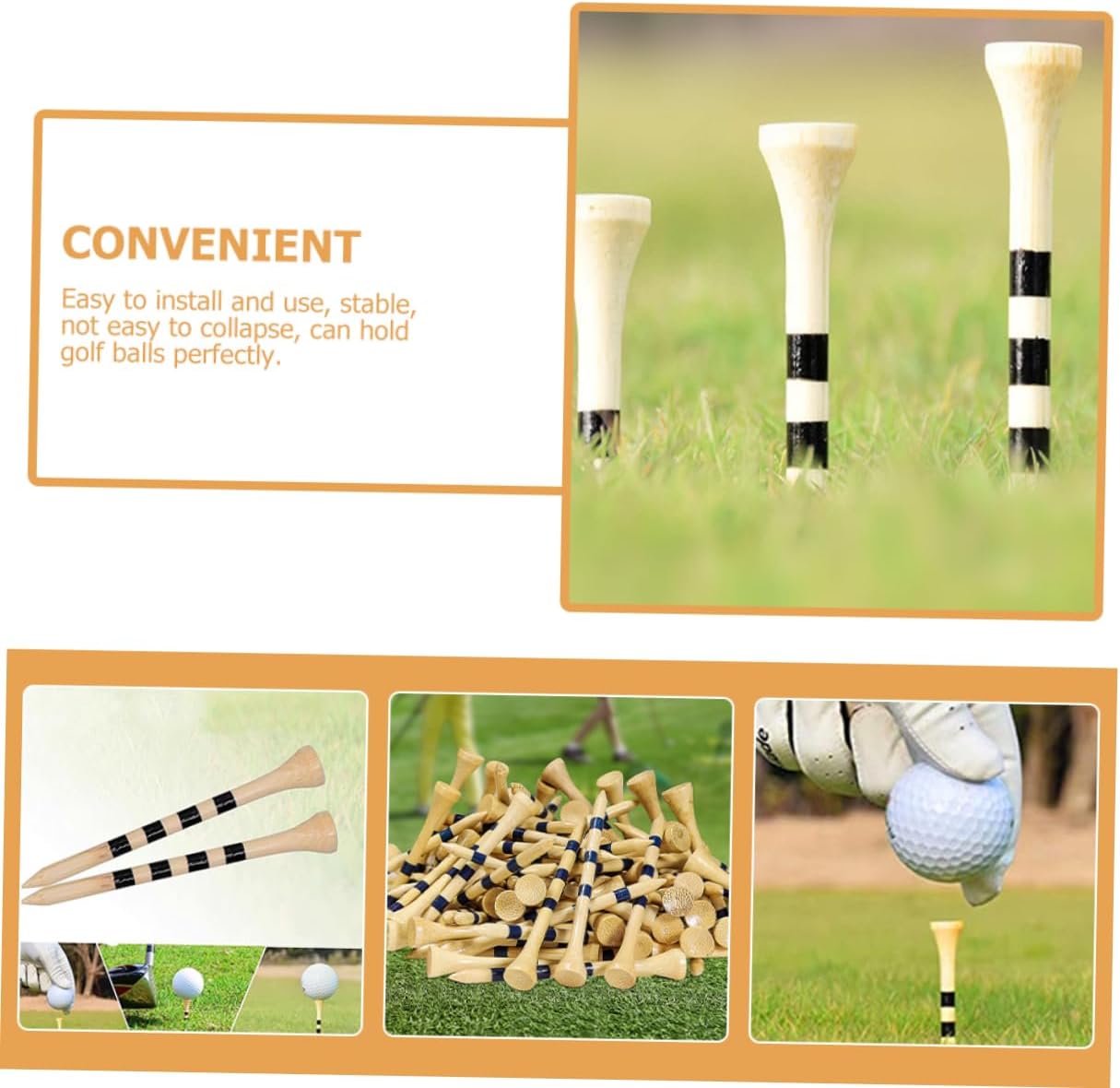 Mikikit Golf Golf Game Accessories Height Holder Base Backyard Tee Markers Path Covers Small Golf Holders Golf