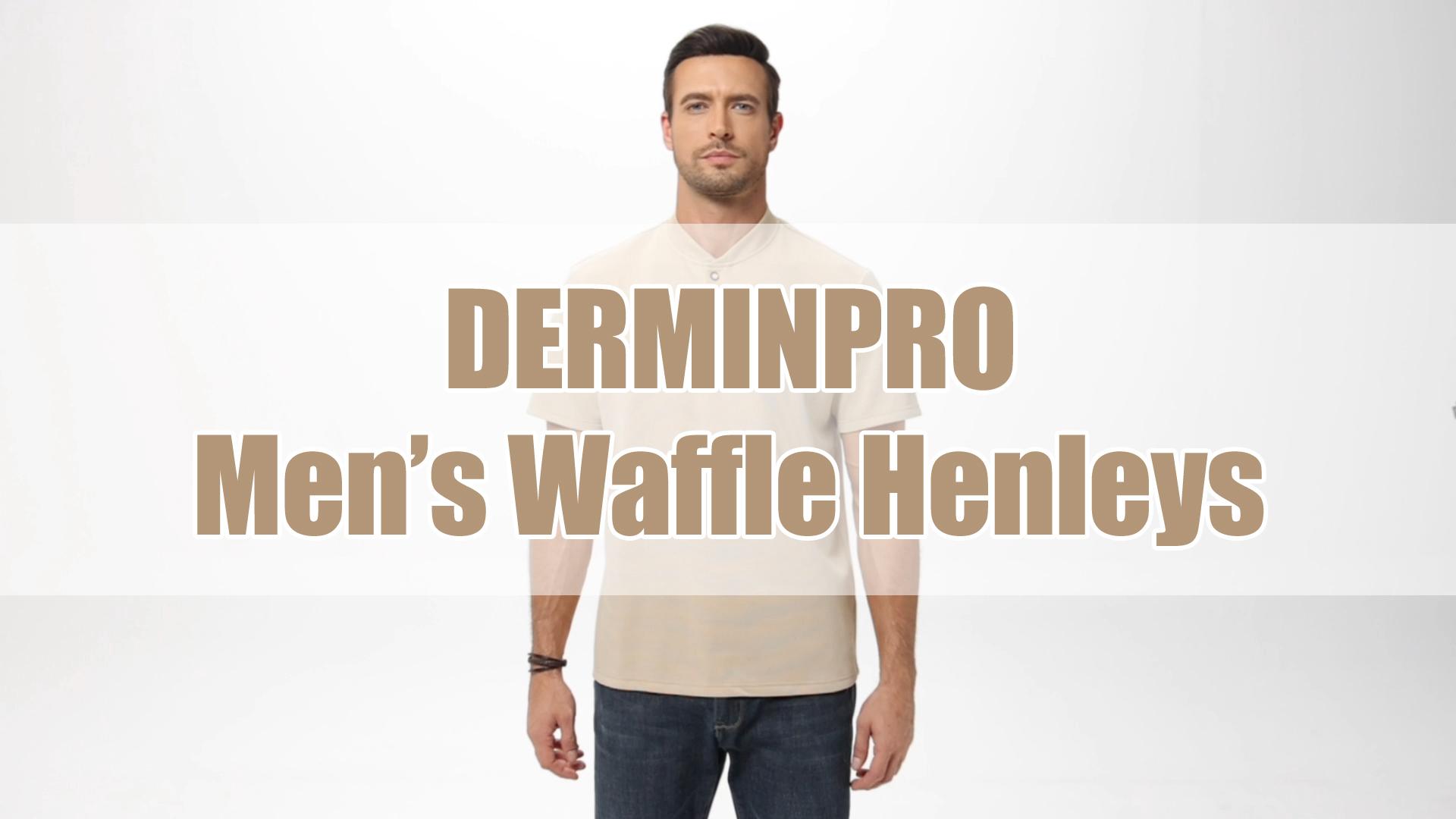 Derminpro Men's Casual Long Sleeve Cotton Undershirts Crewneck T