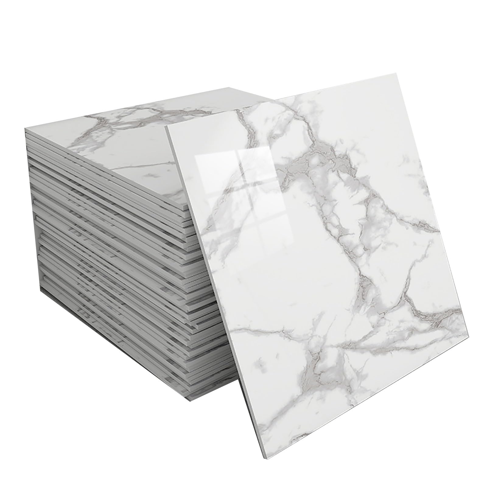 Ceiling Tiles, Ceiling Cladding, Self-Adhesive PVC Ceiling Panels, Peel-and-Stick Ceiling Tiles, Waterproof, Easy to Clean, Stick-on, Lightweight, for Home and Office Decoration(A,60 Tiles)