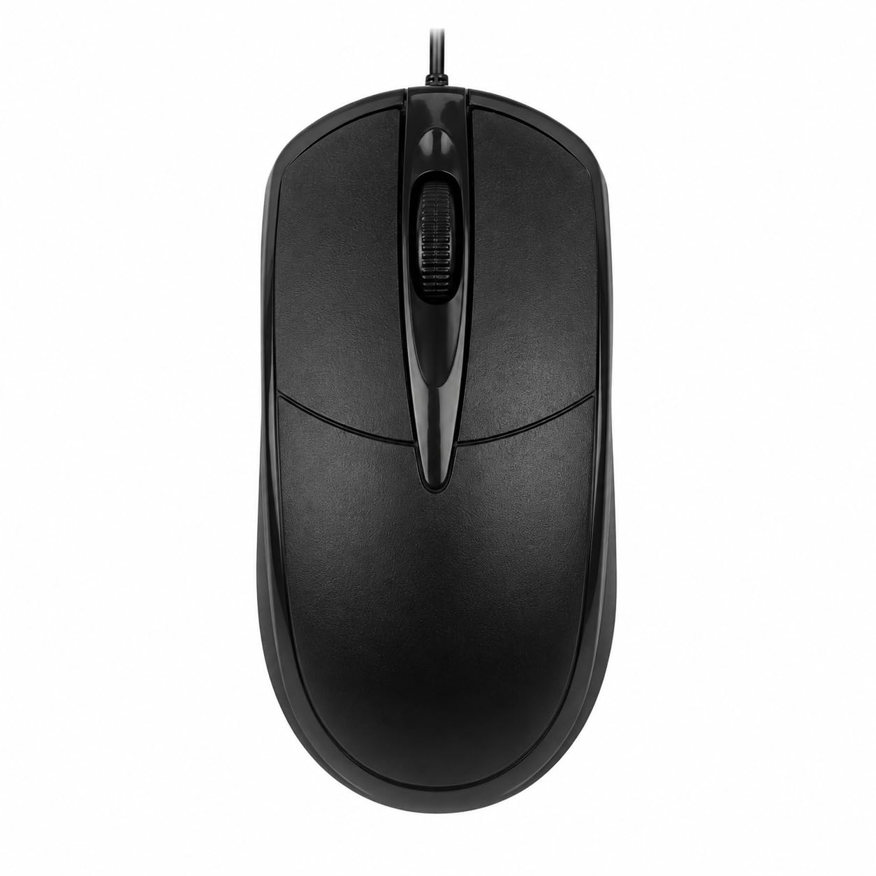 Wired USB Computer Mouse, Black, Optical, Scroll Wheel, 3 Button, Desktop Laptop PC-picture-27