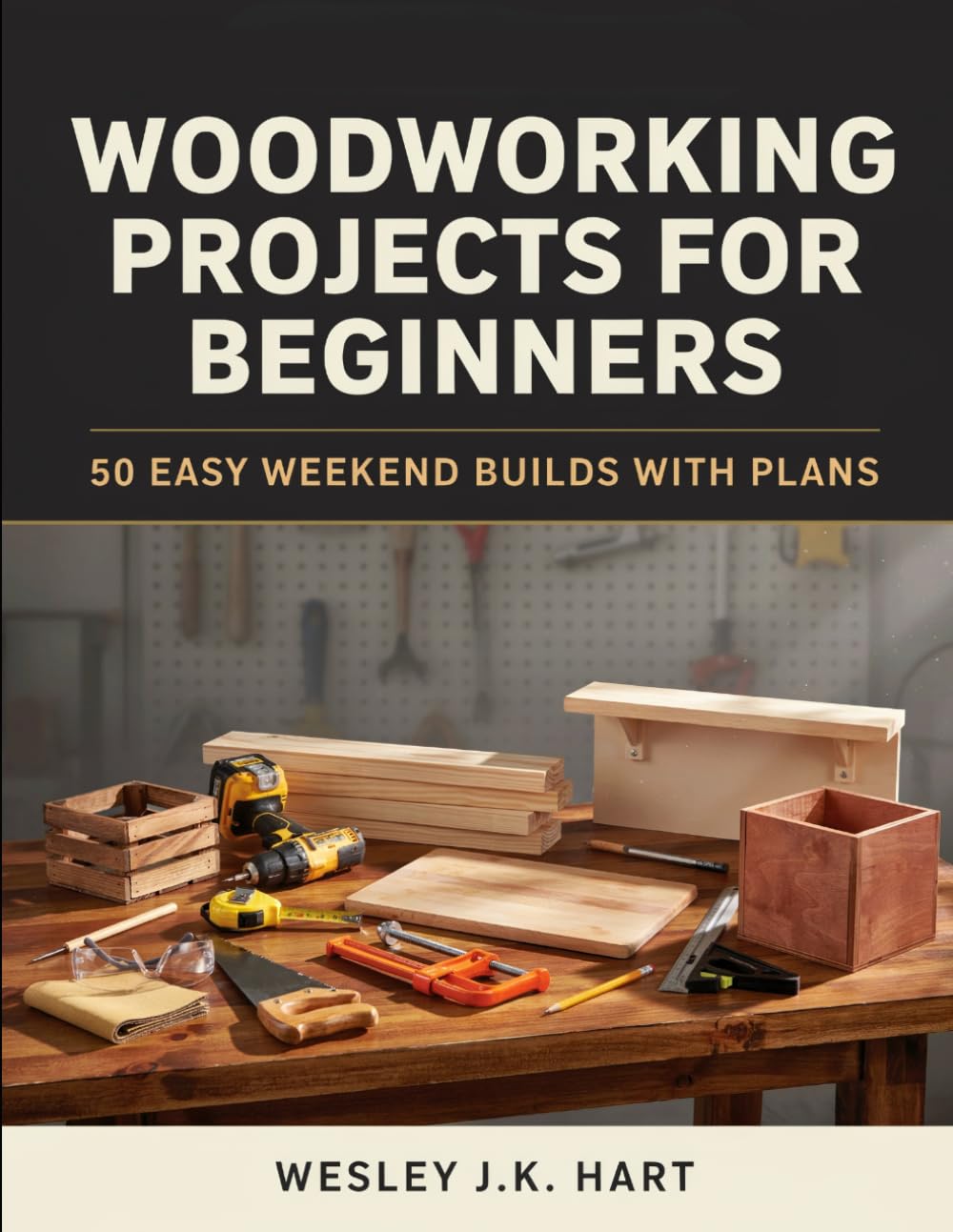 WOODWORKING PROJECTS FOR BEGINNERS: 50 Easy Weekend Builds with Plans