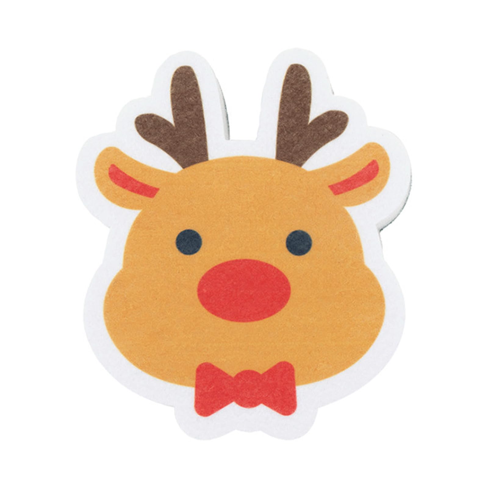 Mekalero Lovely Sponge Rubs Christmas Holiday Cartoon Cleaning for Home Cleaning Scrubber Christmas Scrubber
