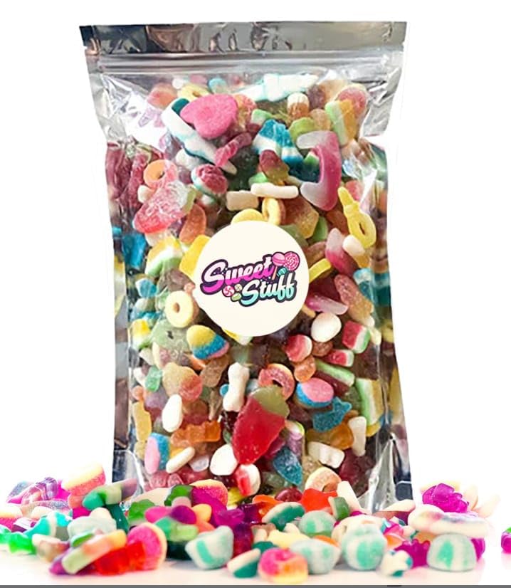 FDUK Fizzy Sweets - Sour Bag 800g (Halal Friendly) Candy, Retro Sweets Gift, Bulk Cheap Candy Pick N Mix