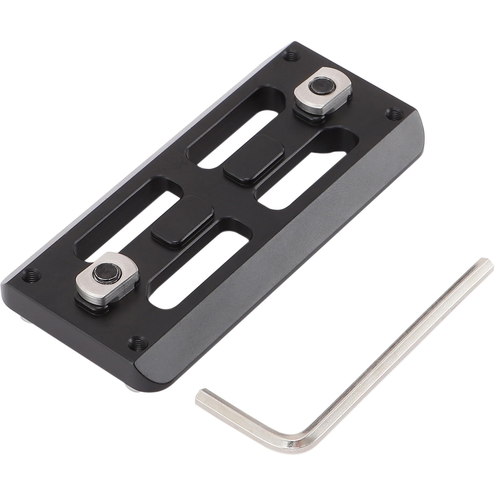 FP-80 m lok Arca Rail Mount, 3.15 inch Arca Swiss for Rifle Tripod Ballhead Quick Release Plate, Aluminum Arca Plate Compatiable RRS