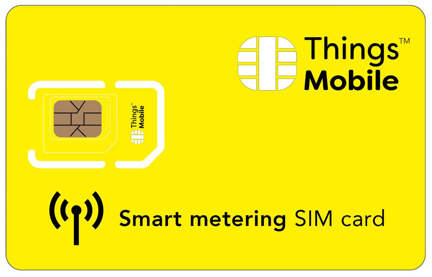 SIM Things Mobile Per SMART METERING – Copertura Globale 165 Paesi, Multi-operatore GSM/2G/3G/4G, 10€ Di Credito Incluso