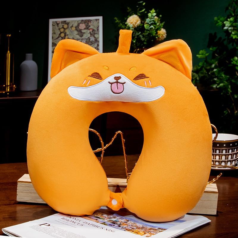 Amazon.com: VICKYPOP Fox Neck Pillow Cute Cartoon Memory Cotton
